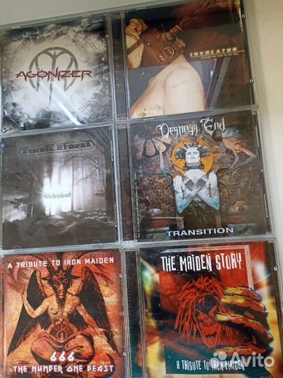 Cd диски. Рок, метал