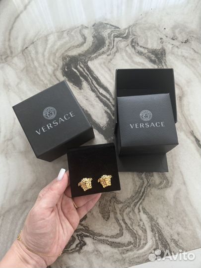 Новые серьги Versace оригинал