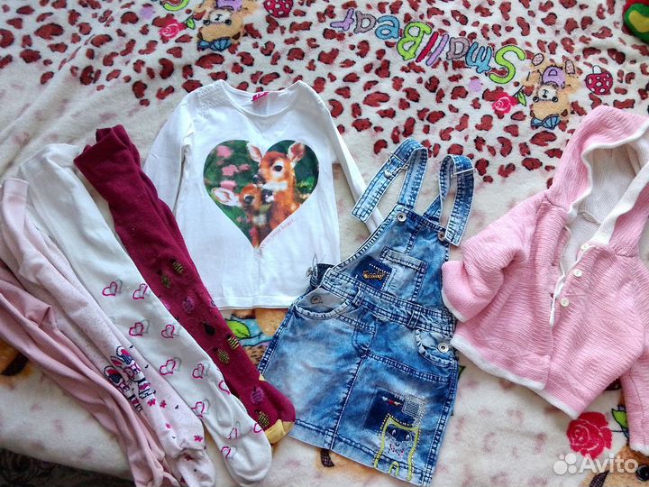 Пакет вещей на девочку 86 92