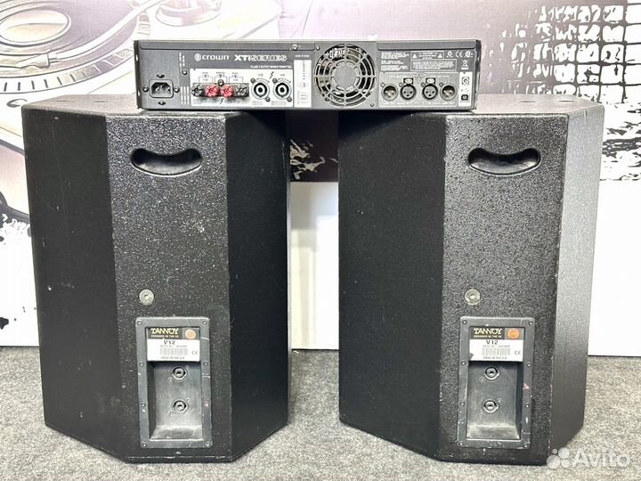 Колонки Tannoy + усилитель Crown