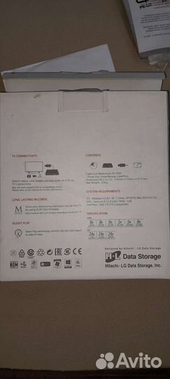 Внешний dvd привод Hitachi + LG
