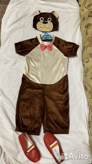 Новогодний костюм мишки 104