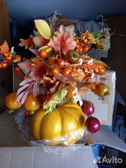 Тыква.(Интерьерная композиция)