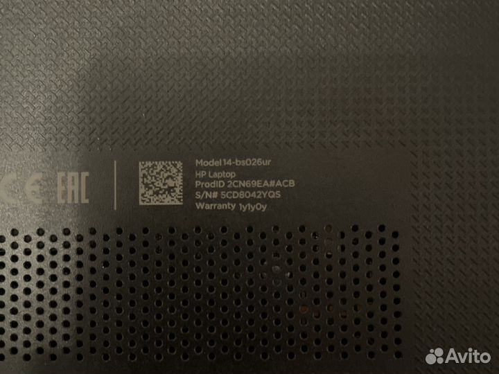 Ноутбук HP 14-bs026ur