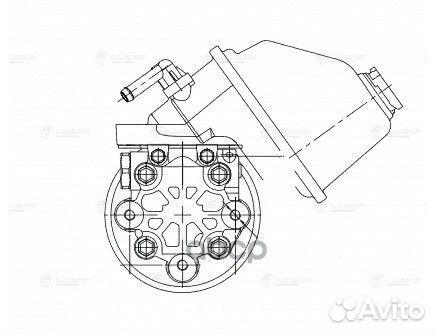 Насос гур для а/м Chevrolet Captiva(11) /Opel A