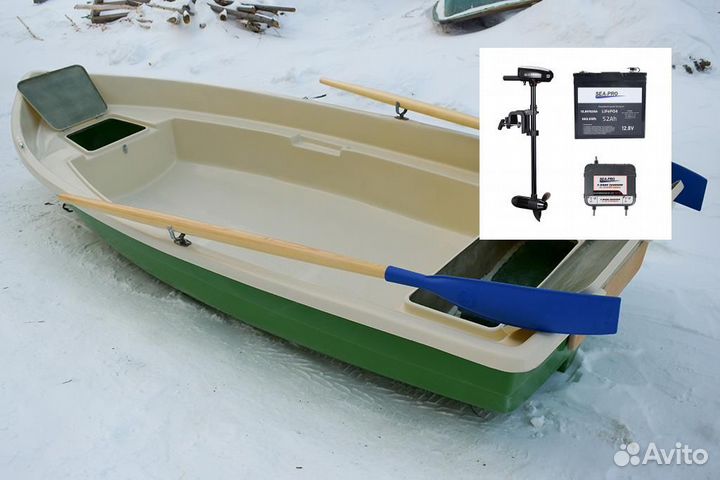 Лодка с мотором Тортилла-4 с Рундуками Sea-Pro T24
