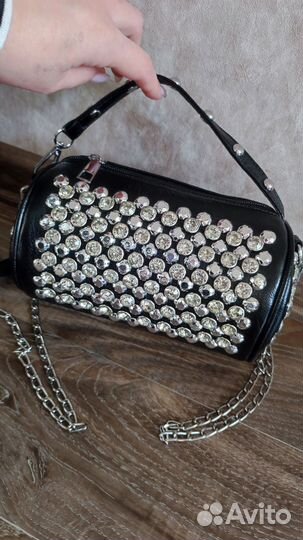 Сумка женская со стразами