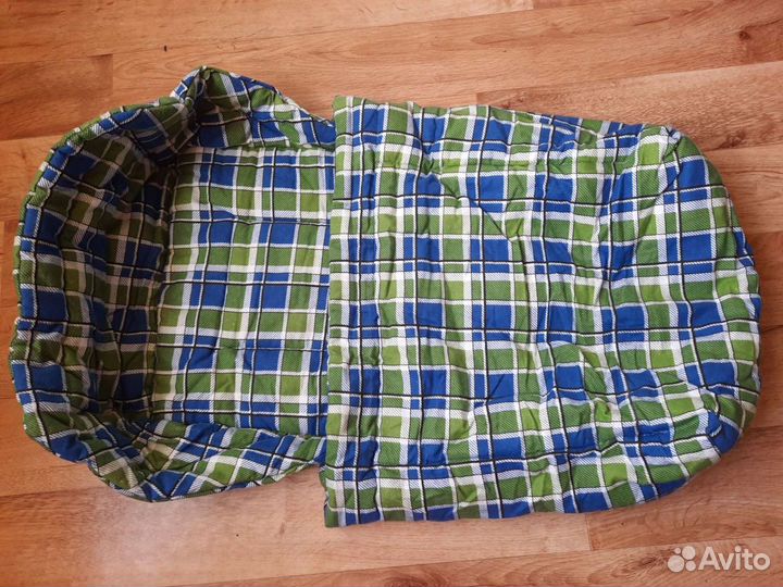 Теплая накидка на санки новая