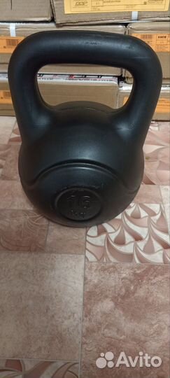 Пластиковая гиря 16 кг