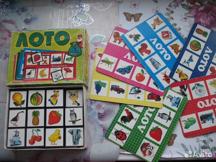 Игра, лото для детей 3+