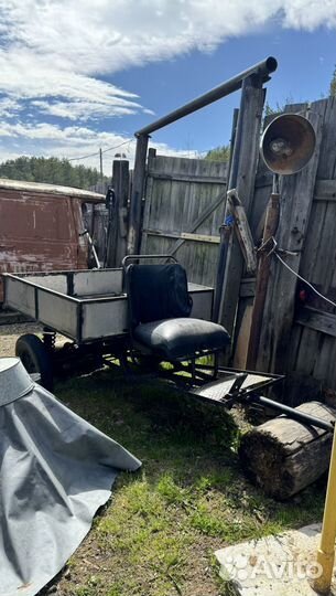 Мотоблок с прицепом