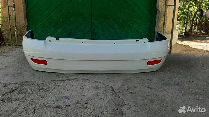 Бампер priora 1, белый