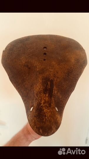 Рэтро Кожанное сидение для велосипеда