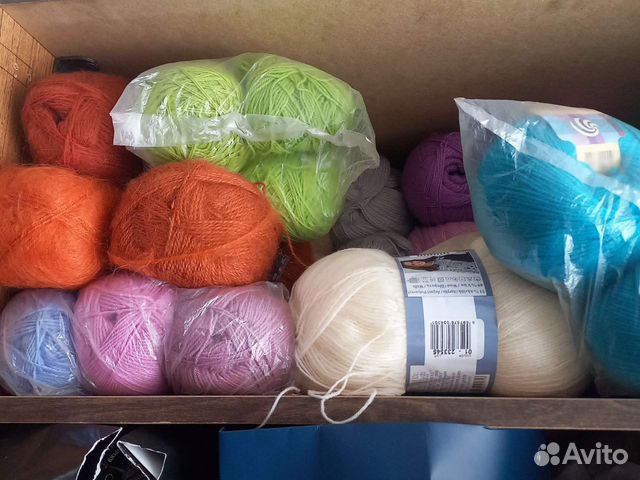 Нитки вязальные