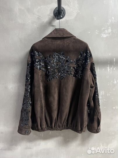 Замшевая куртка куртка MiuMiu