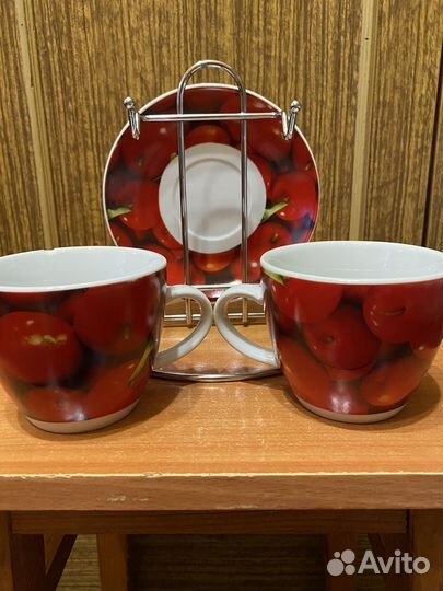 Чайная пара на подставке