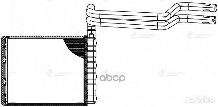 Радиатор печки\ Ford Focus/C-Max 1.4-2.0/1.8TDCi