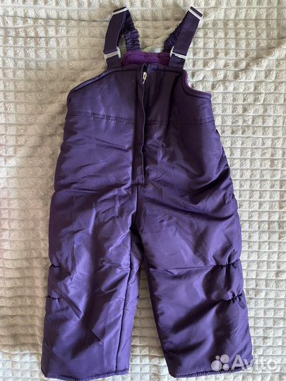 Зимний костюм для девочки 80 86