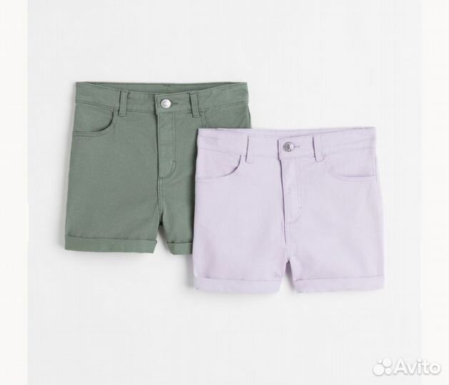 HM Новые джинсовые шорты для девочки 146