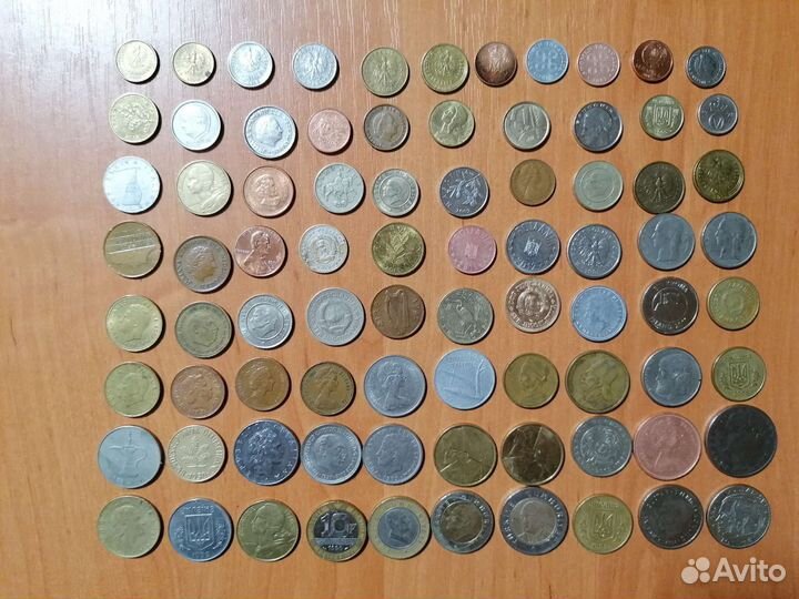 Набор иностранных монет