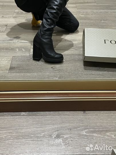 Сапоги женские натуральная кожа зима 36 размер