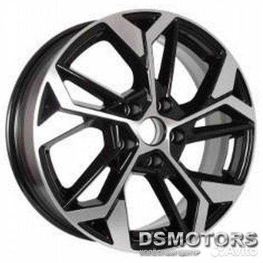 Диски кс1062 6.5/17 5x108 ET43 d65.1 алмаз чёрный