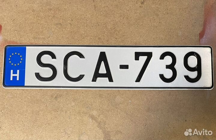 Автомобильный номер Венгрия евро
