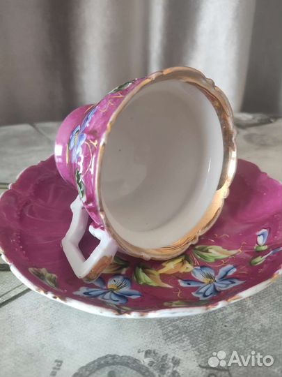 Фарфоровая чайная пара