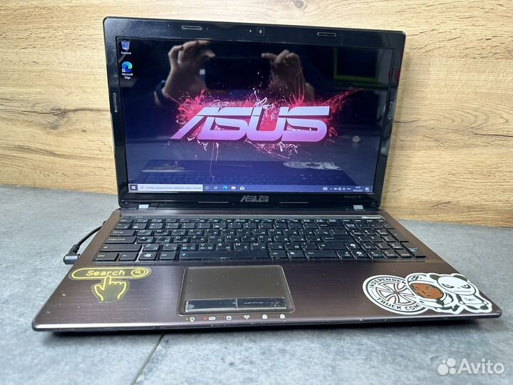 Asus K53 core i5 Nvidia GT 630M озу 8gb SSD 128gb