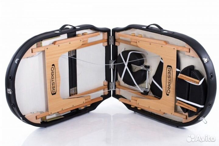 Массажный стол Restpro VIP oval 3 Black