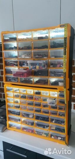 Пенал для хранения лего, мелочи с отсеками