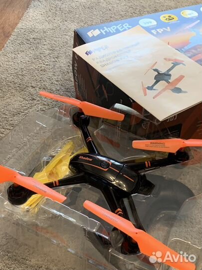 Hiper shadow fpv радиоуправляемый квадрокоптер