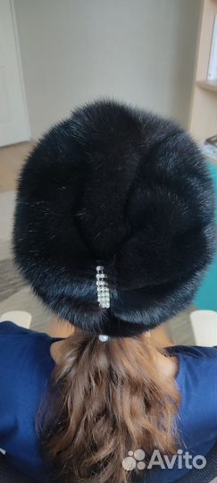 Шапка норковая женская