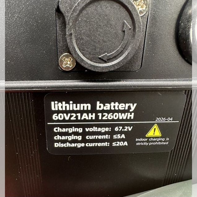 Мало Б/У АКБ для электровелосипеда 60V 21Ah