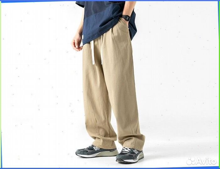 Карго брюки широкие (качество premium)
