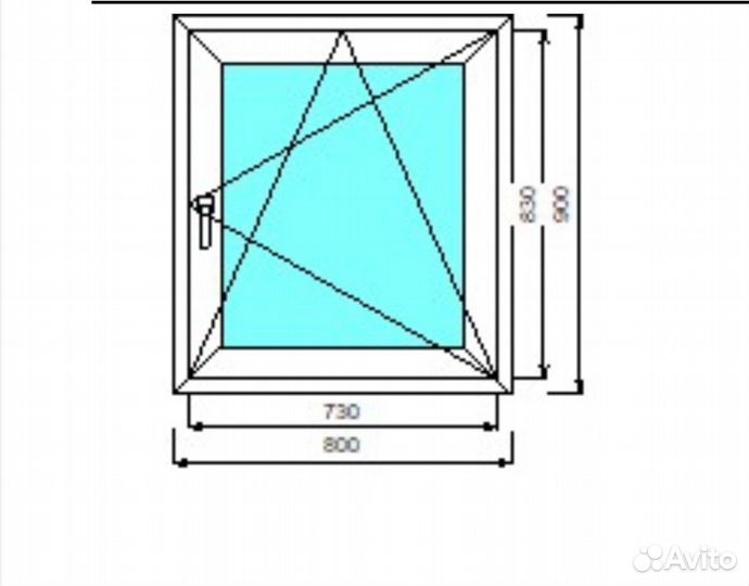 Окно пластиковое