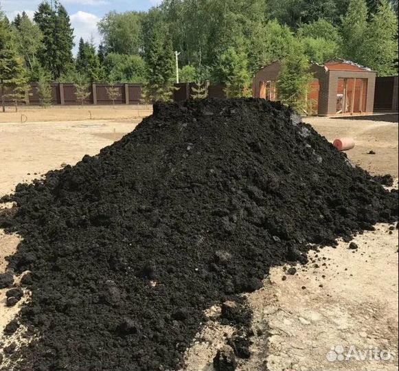 Плодородный грунт, Чернозём, Торф