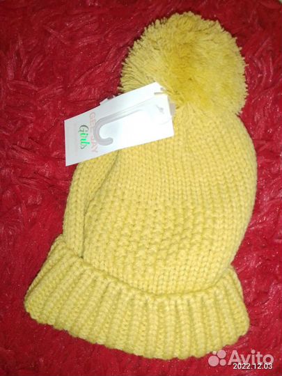 Шапка детская для девочки новая
