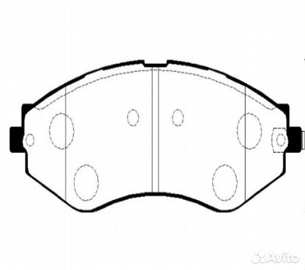 Колодки chevrolet Lacetti (J200)