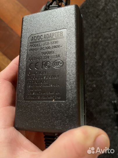 Блок питания 12v вольт 3A ампера