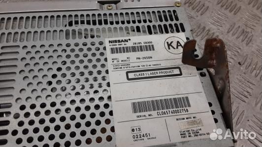 Магнитола nissan navara D40 (97L35I401)