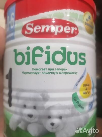 Детская смесь Semper bifudus 1