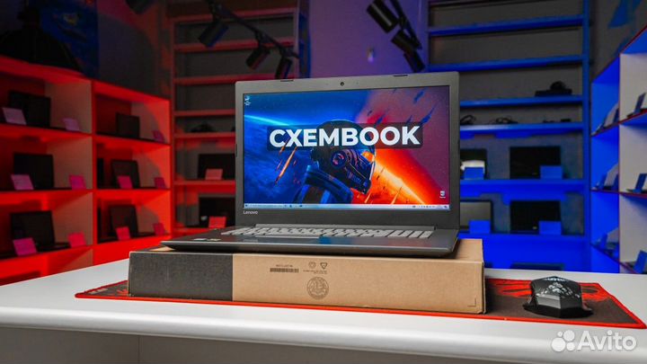 Ноутбук Lenovo 17,3: 20гб, i5-8300H, GTX 1050