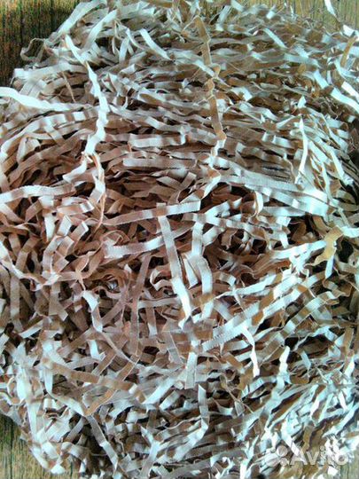 Наполнитель бумажный, Крафт и цветной 100гр