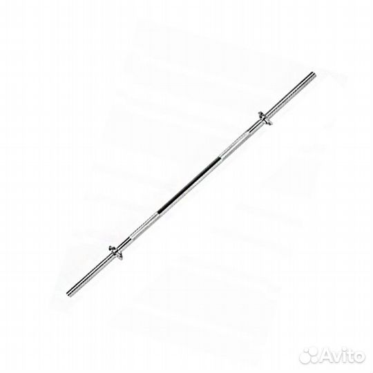 Гриф штанги 150 см хром диаметр 25мм гайка Вердера