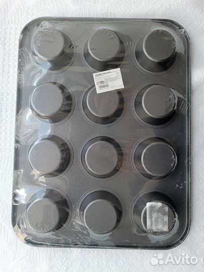 Форма силиконовая для выпечки кексов