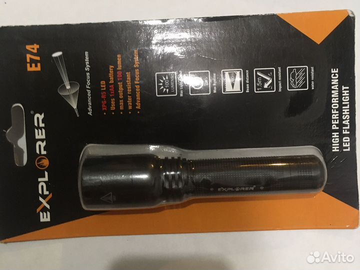 Фонарик explorer e74