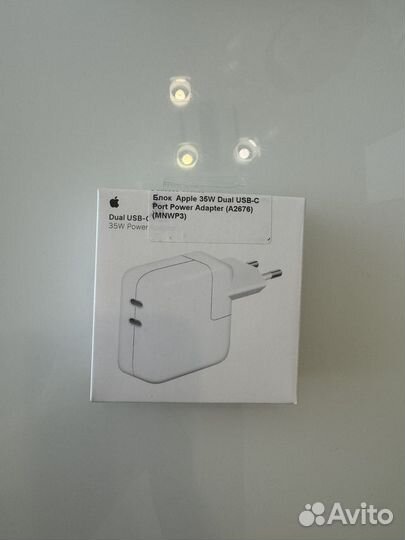 Блок Apple 35W Dual USB-C