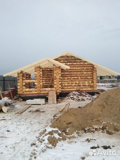 Рублю бани из бруса и бревна любой сложности