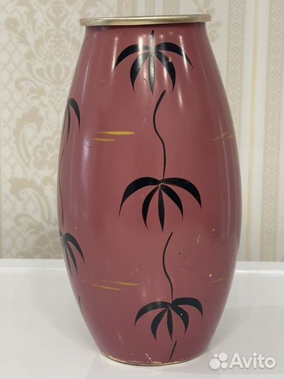 Ваза из ссср, алюминиевая, клеймо зси. 50-60 гг